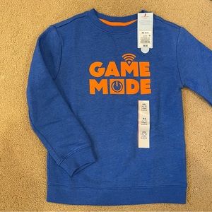 Blue Crew Neck Sweatshirt